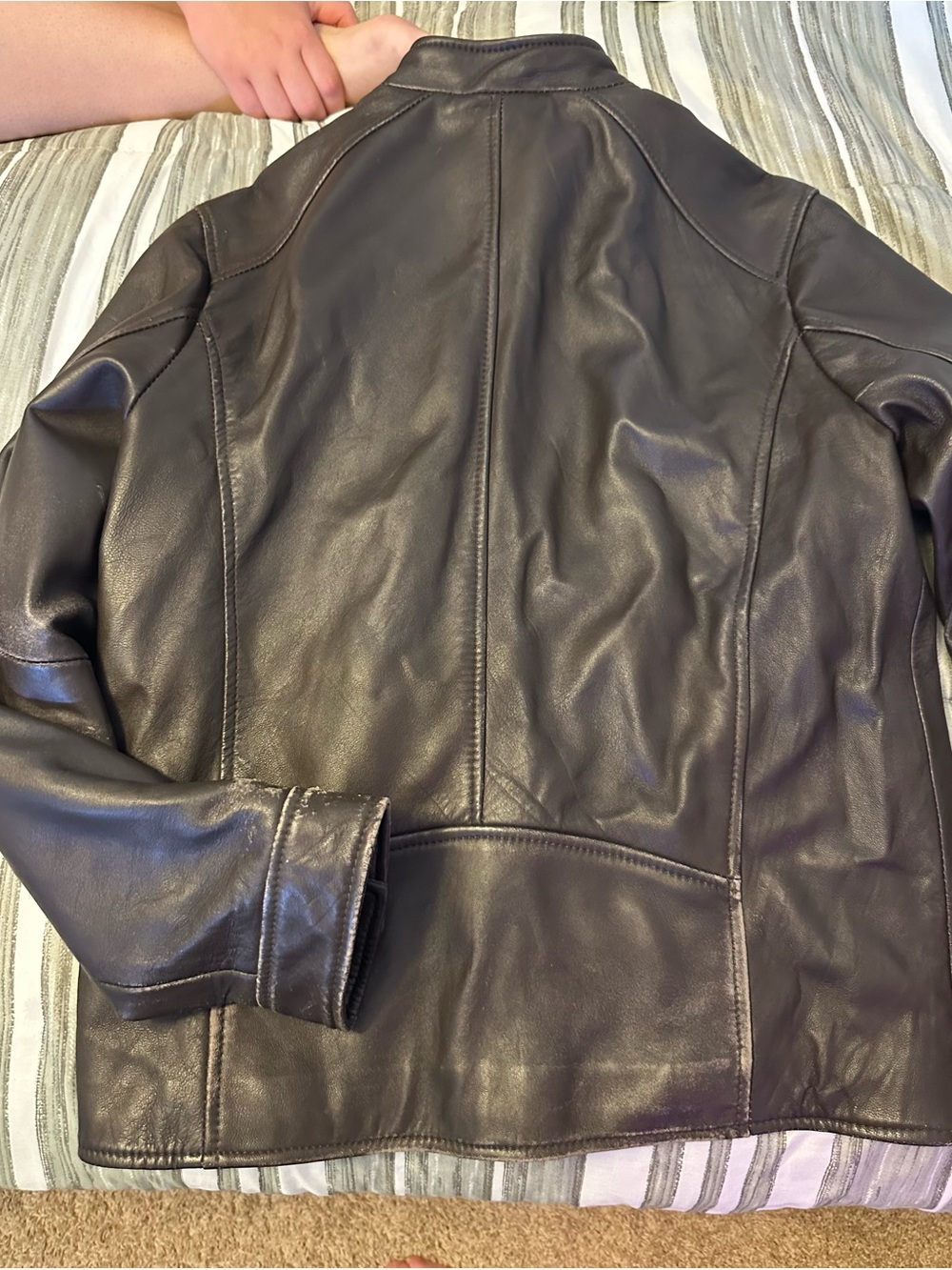 Andrew Marc Leather Jacket, XS - Picture 5 of 5
